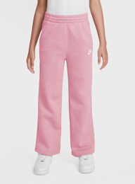 Nike, Sportswear Club Fleece Wide-Leg Pants, light pink, Image 1 of 3