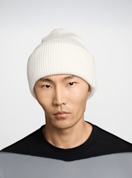 Nike, Peak Beanie, white, Image 2 of 4