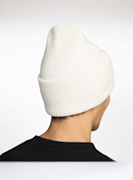 Nike, Peak Beanie, white, Image 3 of 4