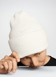 Nike, Peak Beanie, white, Image 4 of 4