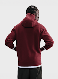 Nike, Club Fleece Hoodie, rood, Afbeelding 2 van 4