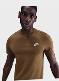 Nike, Sportswear Club T-Shirt, brown, Image 3 of 4