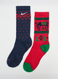 Nike, 2 PACK -  Everyday Plus Cushioned Winter Wonderland Crew Socks, multicolor, Afbeelding 1 van 2