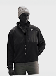 Nike, Sportswear Club Winterized Full-Zip Jacket, zwart, Afbeelding 1 van 5