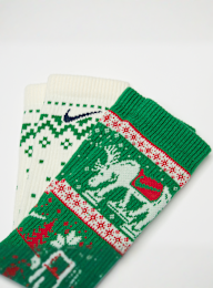 Nike, 2 PACK - Everyday Plus Cushioned Winter Wonderland Crew Socks, multicolor, Afbeelding 2 van 2