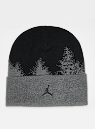 Jordan, U J PEAK BEANIE GIFT GVING AOJ black, iron grey, grey, Image 1 of 3