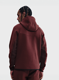 Nike, Tech Fleece Windrunner Full-Zip Jacket, red, Image 2 of 5