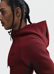 Nike, Tech Fleece Windrunner Full-Zip Jacket, red, Image 5 of 5