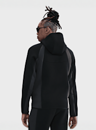Nike, Tech Color-Block Full-Zip Fleece Windrunner Jacket, black, Image 2 of 5