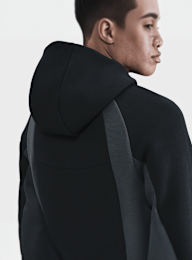 Nike, Tech Color-Block Full-Zip Fleece Windrunner Jacket, black, Image 4 of 5
