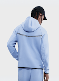 Nike, M NK TECH FLC WR FZ JKT REFLEC aluminum/black, blue, Image 2 of 6