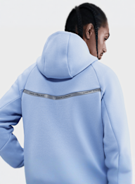 Nike, M NK TECH FLC WR FZ JKT REFLEC aluminum/black, blue, Image 4 of 6