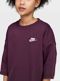 Nike, Sportswear Club Fleece Oversized Sweatshirt, red, Image 3 of 3