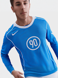 Nike, Total 90 Dri-FIT Long-Sleeve Soccer Top, niebieski, Obraz 3 z 6