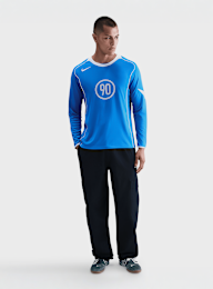 Nike, Total 90 Dri-FIT Long-Sleeve Soccer Top, niebieski, Obraz 6 z 6