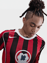 Nike, Total 90 Dri-FIT Long-Sleeve Soccer Top, czerwony, Obraz 4 z 6