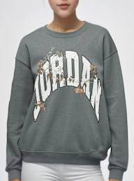 Jordan, Brooklyn Fleece Crew Graphics, grijs, Afbeelding 3 van 5