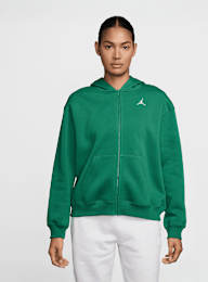 Jordan, Brooklyn Fleece Full-Zip Hoodie, green, Image 1 of 3