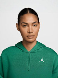 Jordan, Brooklyn Fleece Full-Zip Hoodie, green, Image 3 of 3