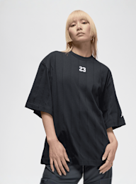 Jordan, Brooklyn Longsleeve Loose Top, black, Image 1 of 6