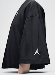 Jordan, Brooklyn Longsleeve Loose Top, black, Image 5 of 6
