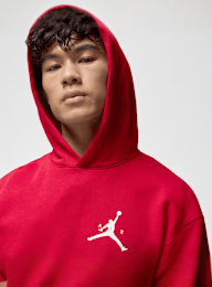Jordan, Jumpman Fleece Hoodie, red, Image 3 of 5