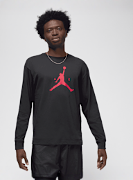 Jordan, Jumpman Long Sleeve High-Brand-Read Tee, black, Image 1 of 5