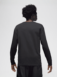 Jordan, Jumpman Long Sleeve High-Brand-Read Tee, black, Image 2 of 5
