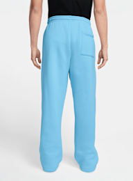 Jordan, Brooklyn Fleece Oversized Open-Hem Pants, blue, Image 2 of 3