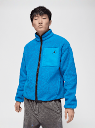 Jordan, Flight Mountainside Sherpa Jacket, blue, Image 1 of 6