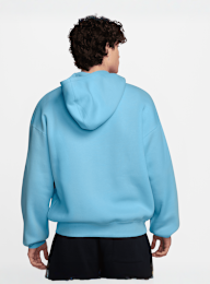 Jordan, Brooklyn Fleece Oversized Full-Zip Hoodie, blue, Image 2 of 3