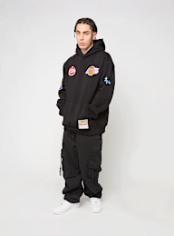 Mitchell & Ness, NBA Black Out Collection Hoodie Los Angeles Lakers, zwart, Afbeelding 9 van 9