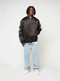 Mitchell & Ness, Black Out Satin Jacket Chicago Bulls, black, Image 7 of 7