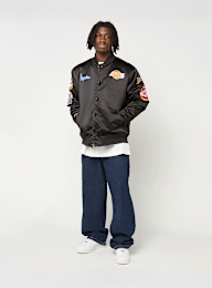 Mitchell & Ness, Black Out Satin Jacket Los Angeles Lakers, zwart, Afbeelding 7 van 7