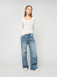 True Religion, Bobbi Baggy Jean, blauw, Afbeelding 5 van 5