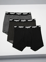 SNIPES, Black Tape 3er Pack Briefs Boxershorts black, white, grey, black, Image 1 of 2