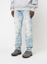 Smoke Rise, CRYSTAL EFFECT WASHED JEANS, blue, Image 1 of 5
