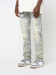 Smoke Rise, CRYSTAL EFFECT WASHED JEANS, blue, Image 1 of 5