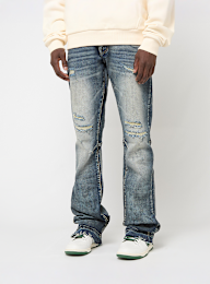Smoke Rise, HEAVY WHISKER EFFECT JEANS FRASCO BLUE, blue, Image 1 of 5
