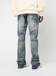 Smoke Rise, HEAVY WHISKER EFFECT JEANS FRASCO BLUE, blue, Image 2 of 5