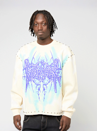 Smoke Rise, Ascended Studded Fleece Crewneck, beż, Obraz 1 z 4