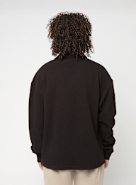 Pegador, Signar Waffle Polo Longsleeve, zwart, Afbeelding 2 van 4