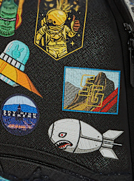 SPRAYGROUND, Cargo Patches Backpack, black, Image 5 of 7