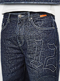 125mm x SNIPES, Straight Leg Raw Denim 125mm x SNIPES, blue, Image 4 of 8