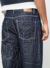 125mm x SNIPES, Straight Leg Raw Denim 125mm x SNIPES, blue, Image 5 of 8