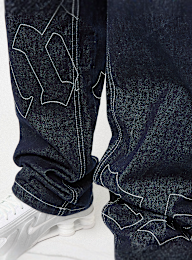 125mm x SNIPES, Straight Leg Raw Denim 125mm x SNIPES, blauw, Afbeelding 7 van 8