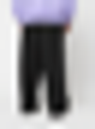 Urban Classics, Fluffy Wide Leg Trackpants, czarny, Obraz 2 z 5