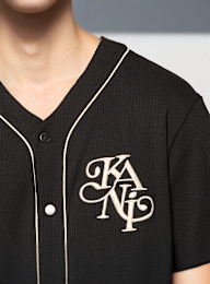 Karl Kani, Kani Legacy Waffle Baseball Jersey, zwart, Afbeelding 3 van 4