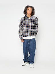 Karl Kani, Small Signature Cropped Check Shirt, multi-colour, Image 4 of 4