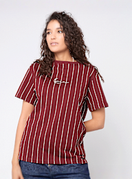 Karl Kani, Small Signature Essential Pinstripe Oversized Tee, red, Image 1 of 4